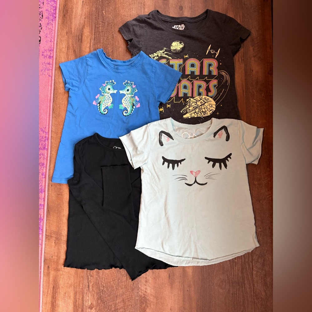 Girls size 7-8 shirt bundle